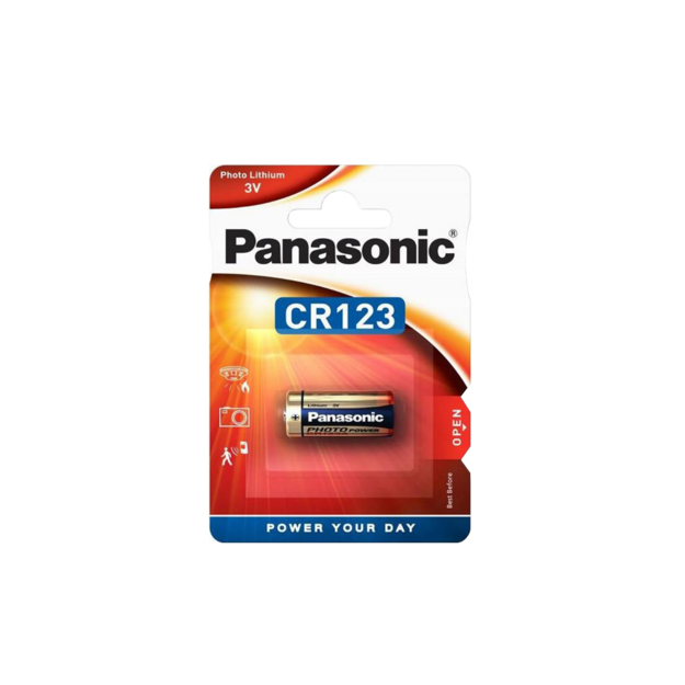 Panasonic Lithium CR123 3V baterija