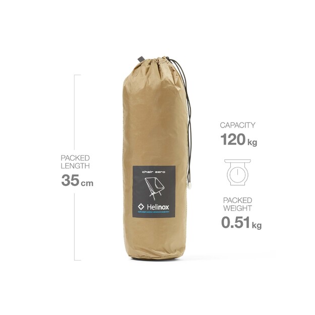 Helinox krēsls Zero - melns