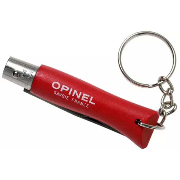 Pocket knife Opinel No.4 with key ring Red 002055