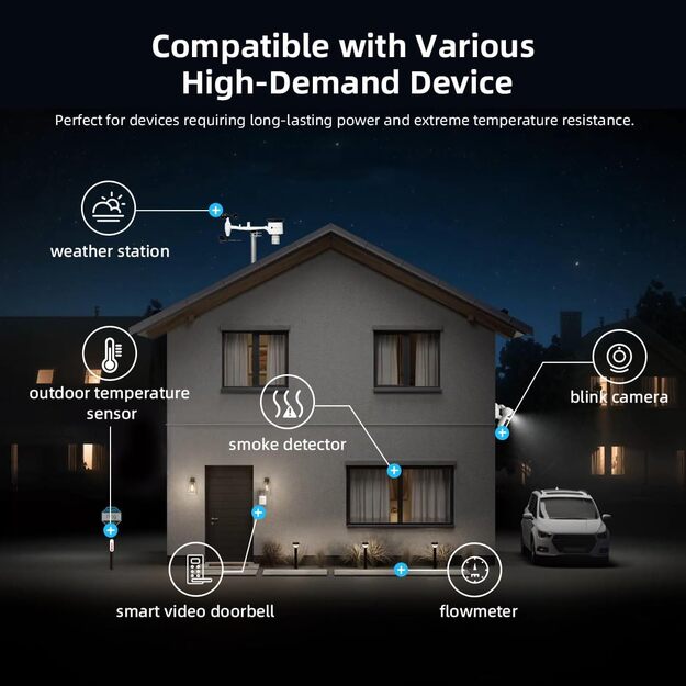 XTAR 1.5V AA Litija baterijas neuzlādējamas FR6 3500mAh F4 4gab