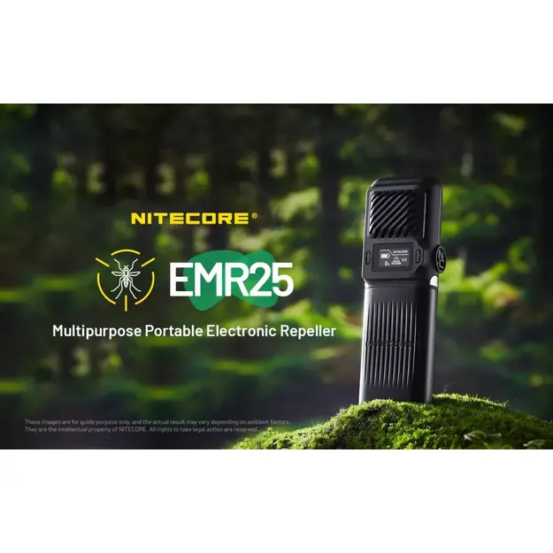 Nitecore EMR25 Mosquito Repeller, OLED, 12000 mAh Battery