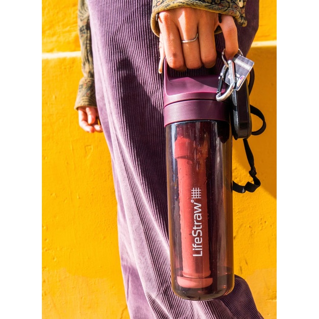 Дорожная бутылка LifeStraw Go 2.2 с фильтром 650 мл. Laguna Teal LGV422TLWW