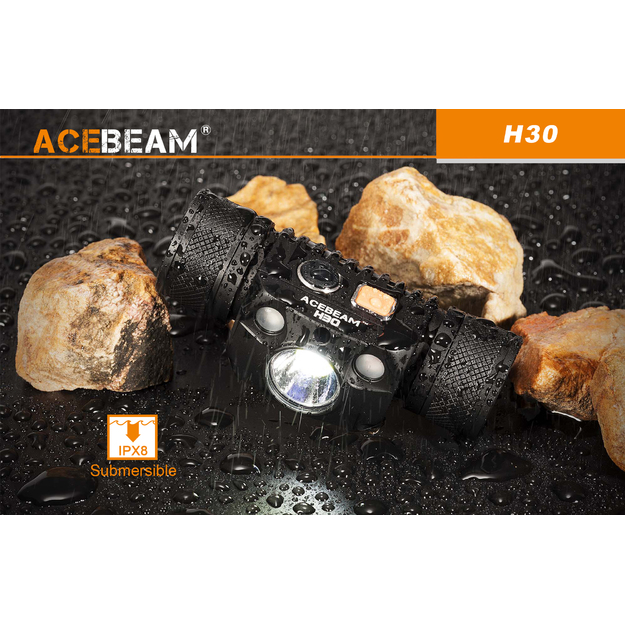 Acebeam H30 headlamp, 6500K
