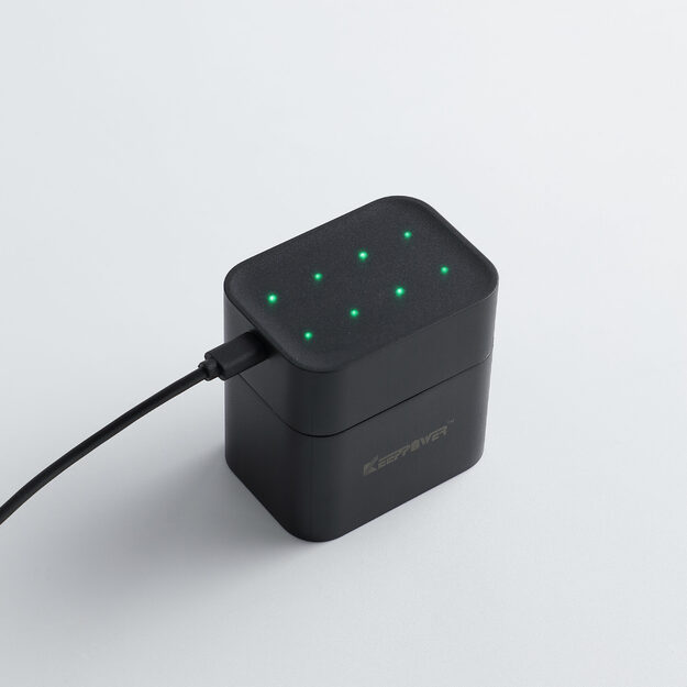 Keeppower I8 lādētājs ar 8 &times; 1,5 V AA litija jonu baterijām &ndash; USB-C ieeja