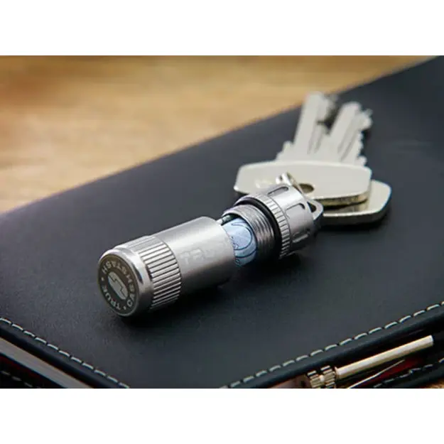 True Utility CashStash+ Keychain with Banknote Compartment TU251