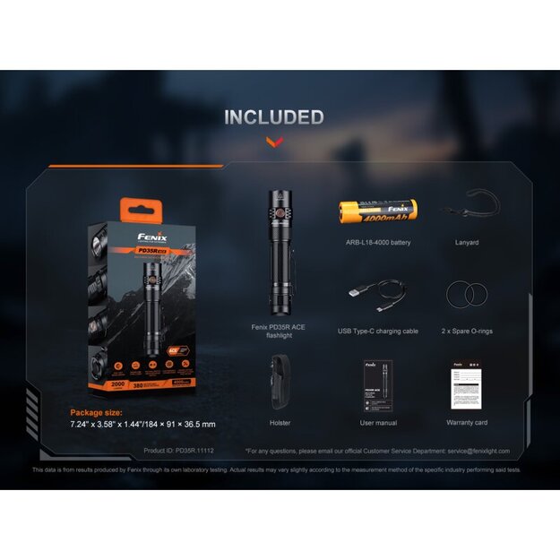 Fenix PD35R ACE LED lukturītis