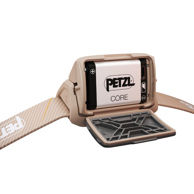 Petzl TIKKA&reg; CORE 450lm flashlight E067AB02 BROWN