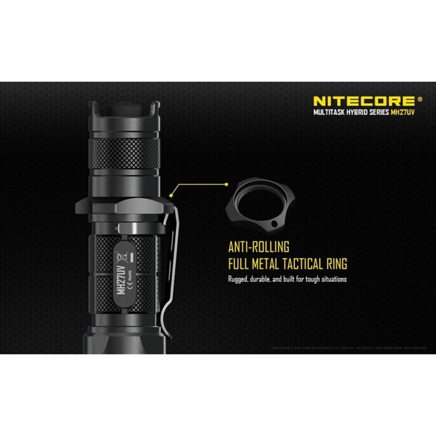 Nitecore MH27UV lukturītis ar UV gaismu