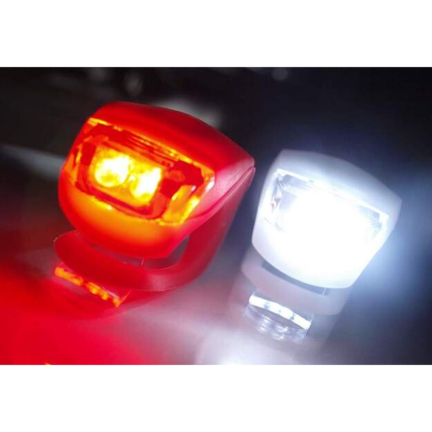 Silikoniniai dviračio žibintuvėliai