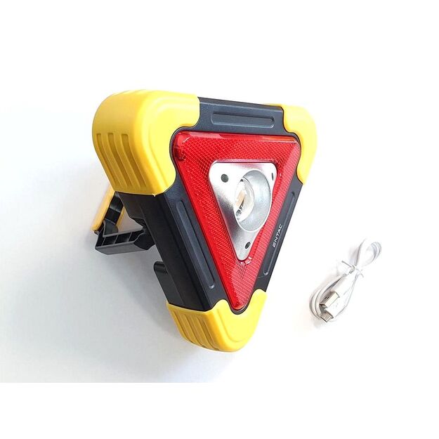 Uzlādējama avārijas lampa ENTAC Solar 5W 300lm