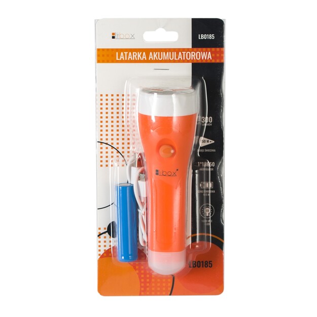Uzlādējams LED XP-E + LED LB0185 LIBOX lukturis