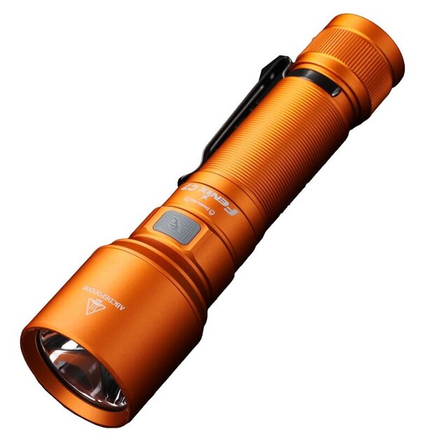 Fenix C7 LED Lukturītis ar USB savienojumu Oranžs