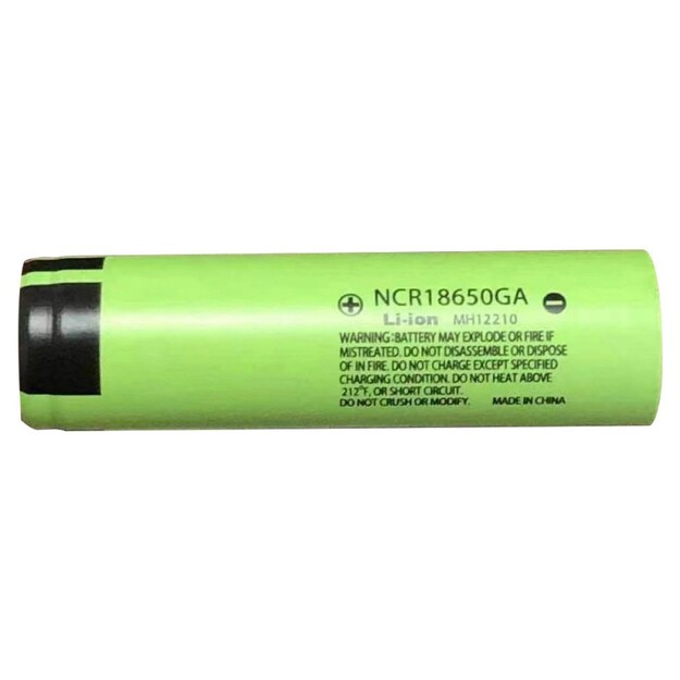 Panasonic NCR18650GA akumulators 3450mAh 10A (min 3300mAh)