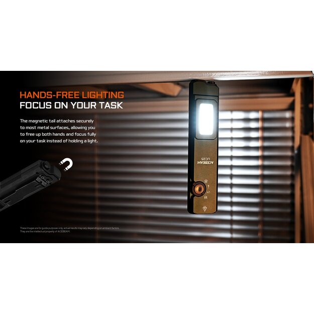 AceBeam UC25 Vairāku gaismu taktiskais EDC lukturītis Zaļ&scaron;