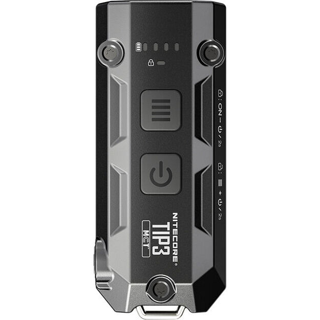 NITECORE TIP3 Multiple Color Flashlight Black