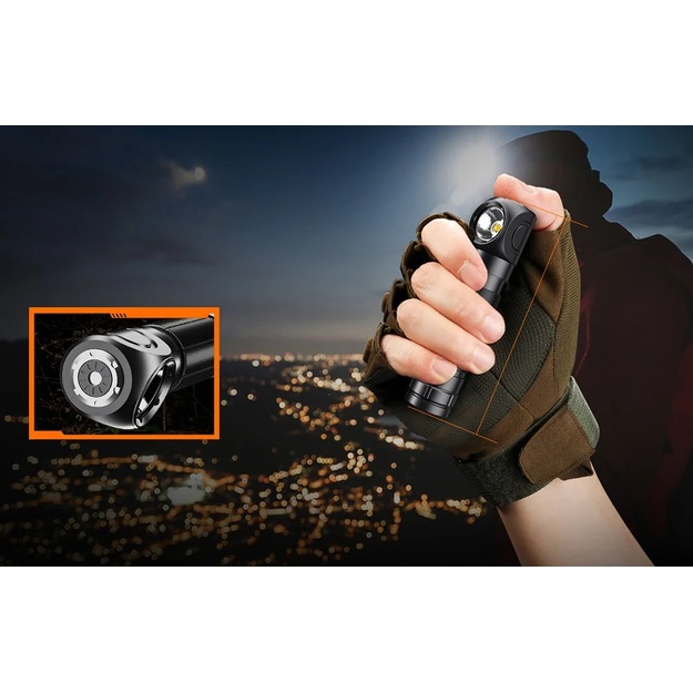 Superfire TH04 flashlight, 600lm, USB-C