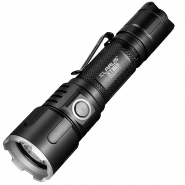 Klarus XT11S LED flashlight with holder