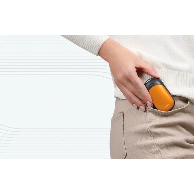 Ocoopa UT3 Lite 2x2500 mAh roku sildītājs, USB-C, BLACK/ORANGE UT3053