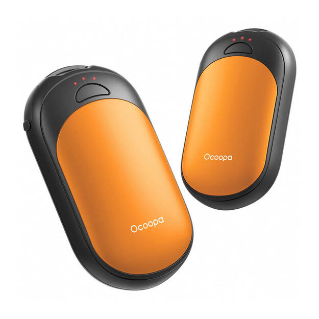 Ocoopa UT3 Lite 2x2500 mAh roku sildītājs, USB-C, BLACK/ORANGE UT3053