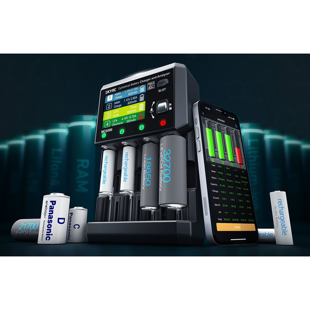 SkyRC MC5000 akumulatora lādētājs un analizators