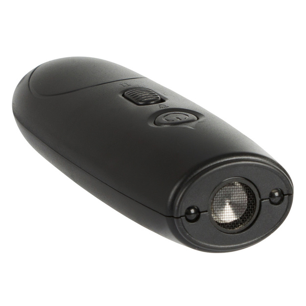 Ultraskaņas suņu atbaidītājs apmācībai ar lukturīti