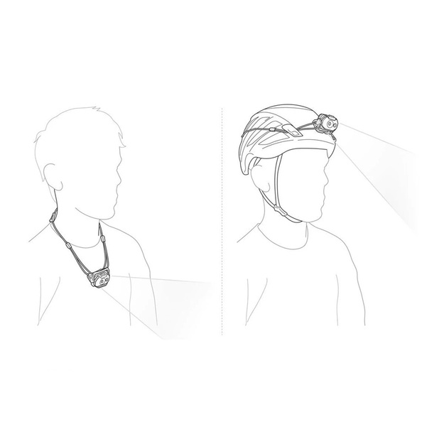 Petzl Swift LT galvas lukturis 380 lm Melns E102AB00