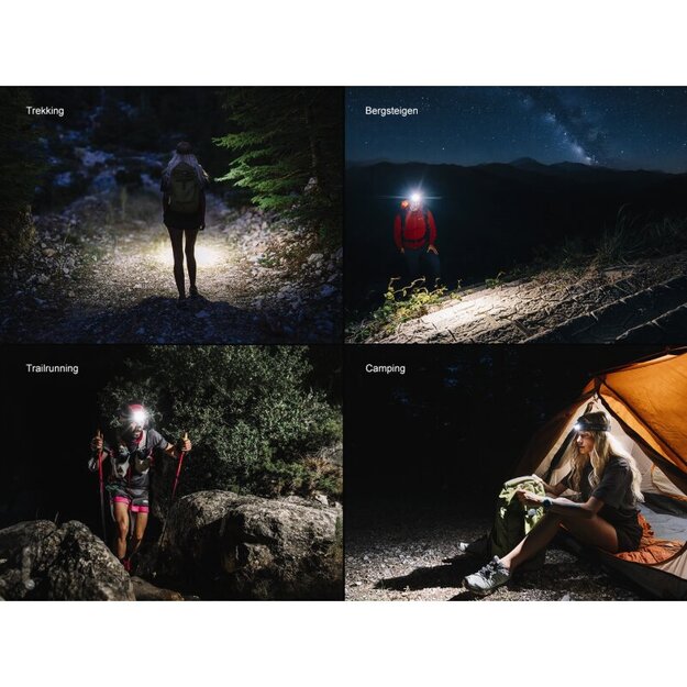 Fenix HM55R LED headlamp Purple