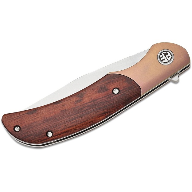 Petrified Fish Hourglass Складной нож Snakewood and Titanium PFP09SNWO