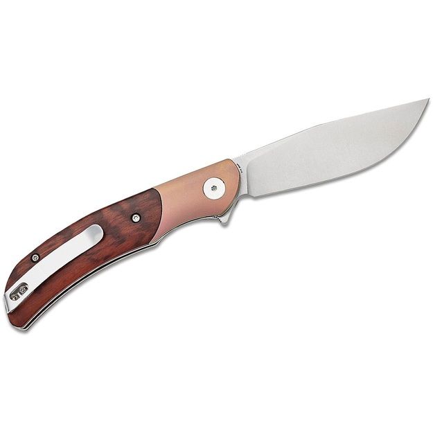 Petrified Fish Hourglass Складной нож Snakewood and Titanium PFP09SNWO