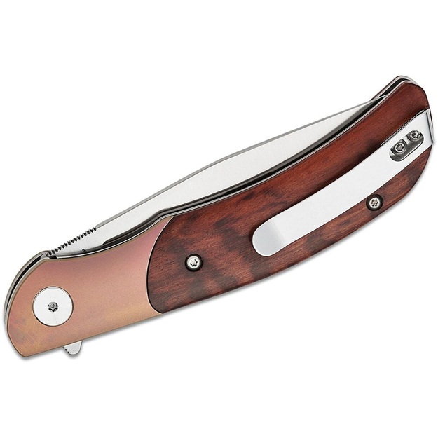 Petrified Fish Hourglass Складной нож Snakewood and Titanium PFP09SNWO