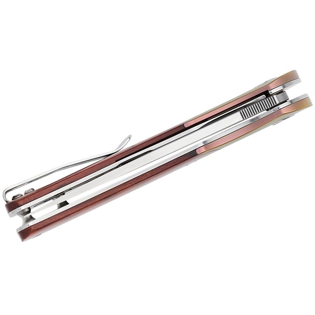 Petrified Fish Hourglass Складной нож Snakewood and Titanium PFP09SNWO