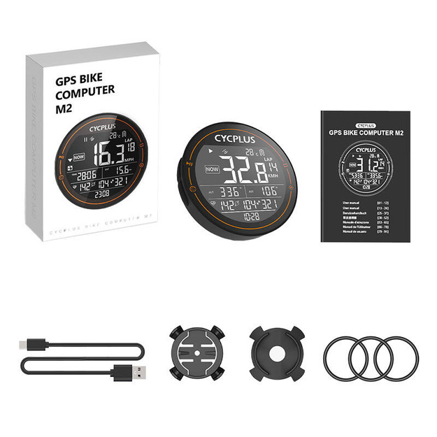 Cycplus M2 velosipēda dators - saderīgs ar Strava, Trainingpeaks u.c.