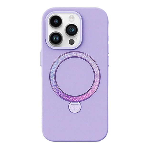 Telefonu futrālis Joyroom Dancing Circle PN-15L2 Iphone 15 Pro (violets) bez iepakojuma