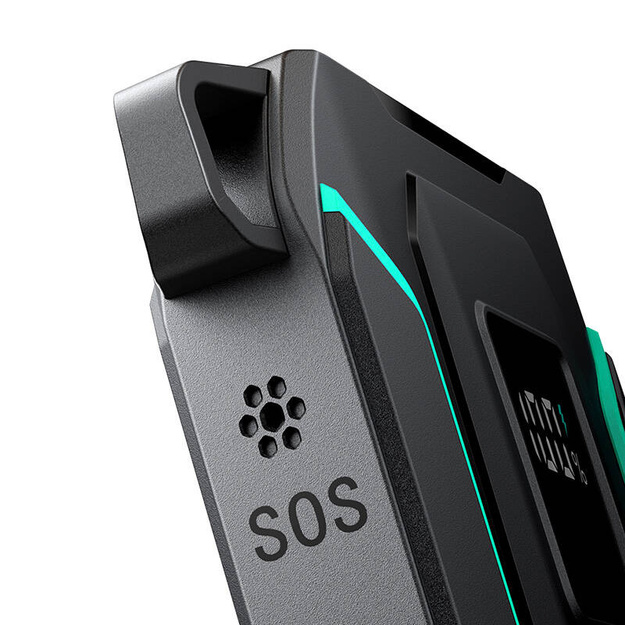 Powerbank Joyroom JR-L017 10000mAh, 22,5 W, ar Lightning + USB-C kabeli (melns)