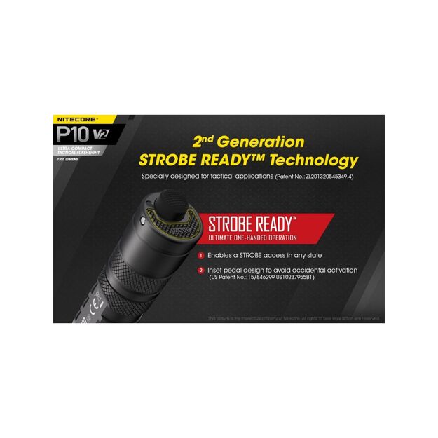 Nitecore P10 V2 lukturis