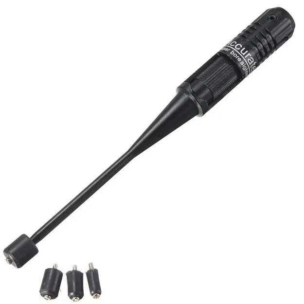 Lāzers ieroču optisko tēmēkļu kalibrē&scaron;anai, stobru kalibrators, sarkans