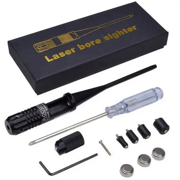 Lāzers ieroču optisko tēmēkļu kalibrē&scaron;anai, stobru kalibrators, sarkans