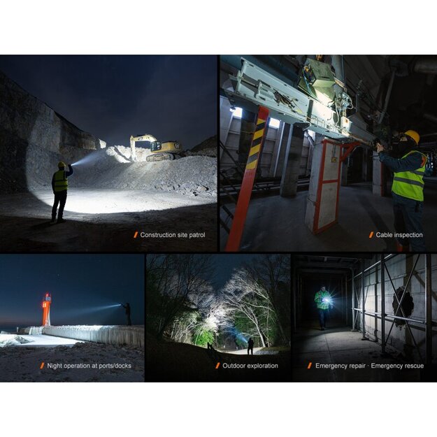 Fenix ​​C7 V2.0 LED flashlight with USB connection