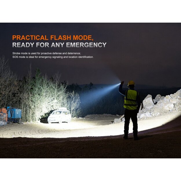 Fenix ​​C7 V2.0 LED flashlight with USB connection