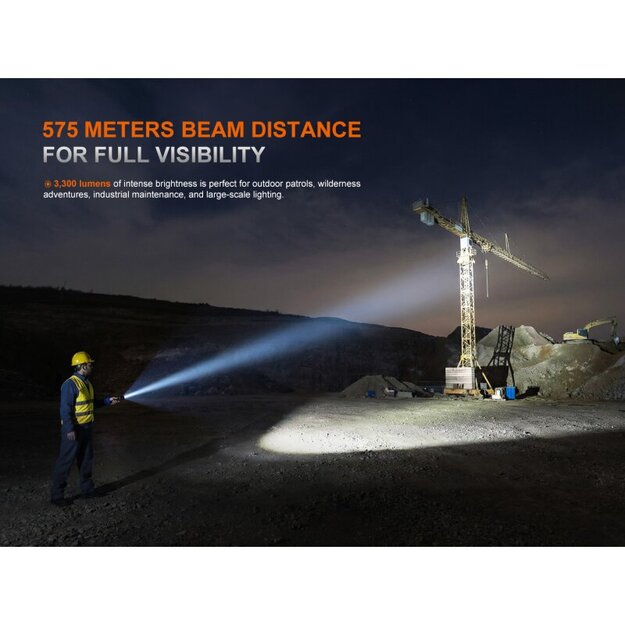 Fenix ​​C7 V2.0 LED flashlight with USB connection