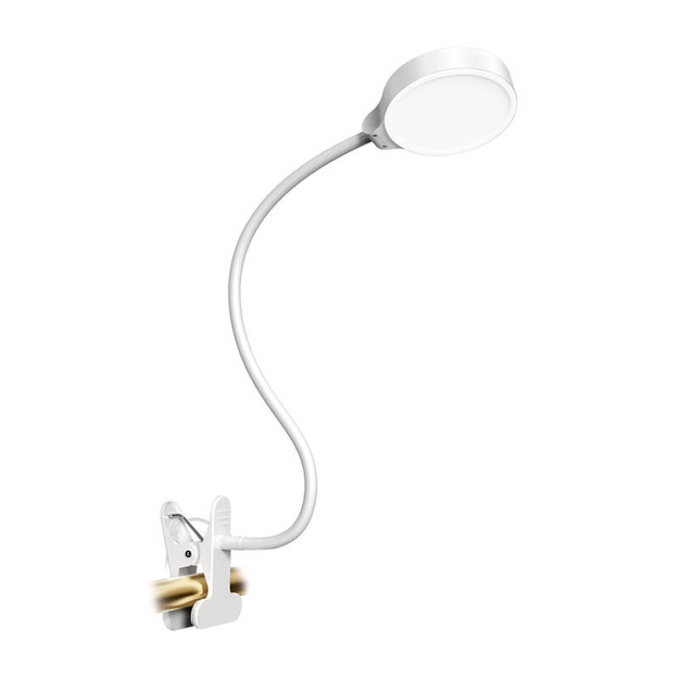 Clip on Reading Light Glocusent GLCSNTBL204 White