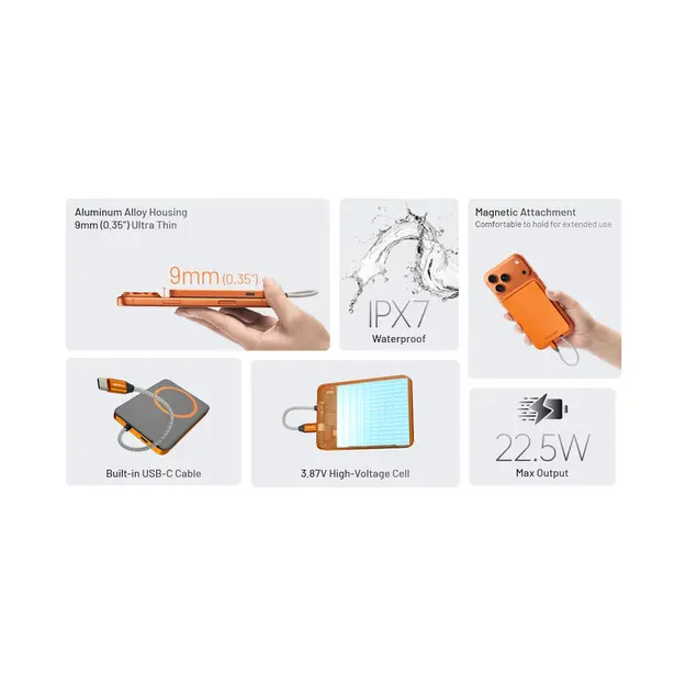 Nitecore ārējais akumulators (Powerbank) POCKET5 &ndash; 5000mAh zils