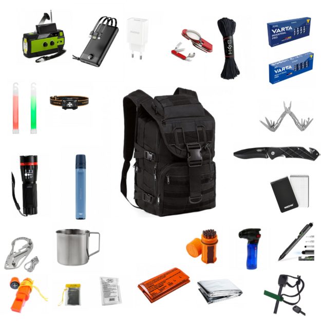 Survival backpack  Escape Kit 