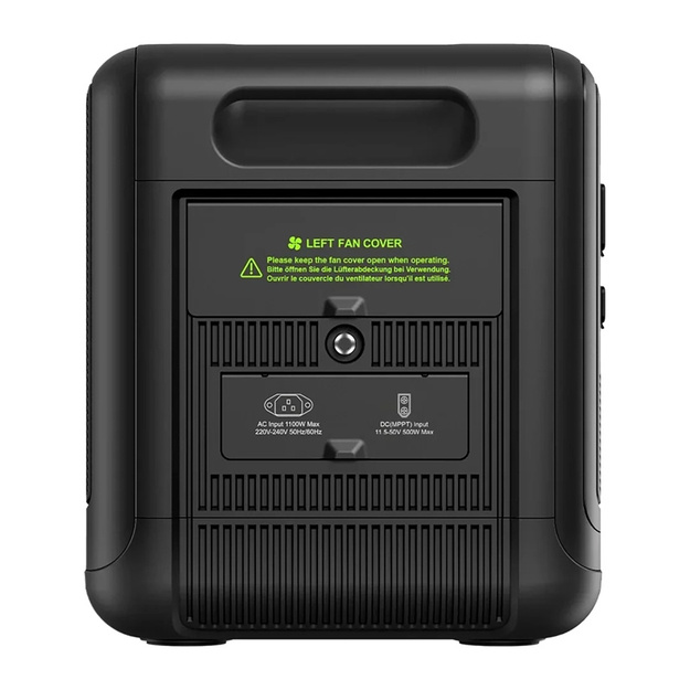 Pārnēsājamā elektrostacija FOSSIBOT F2400, 2400W (melna)