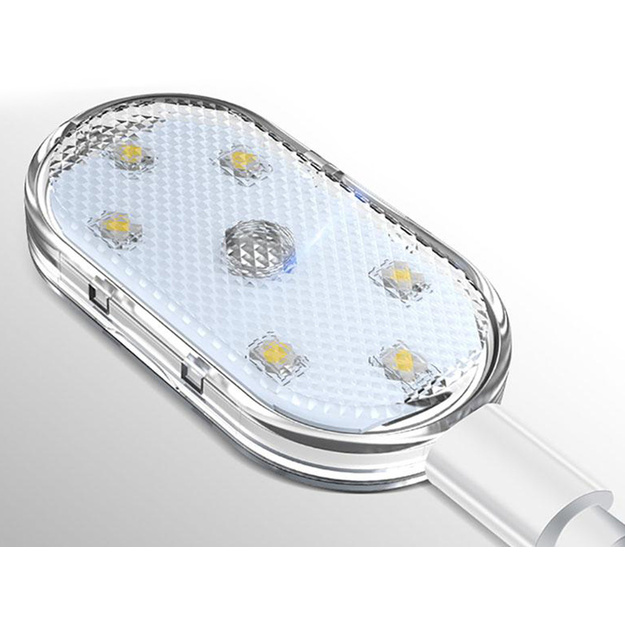 Automa&scaron;īnas salona apgaismojums 6LED RGB spuldze
