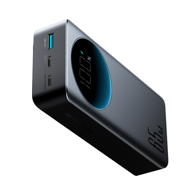 Внешний аккумулятор Joyroom JR-PBF05 Pro 30000 мА&middot;ч 65 Вт с цифровым дисплеем, 2&times; USB-C и 1&times; USB-A &mdash; чёрный