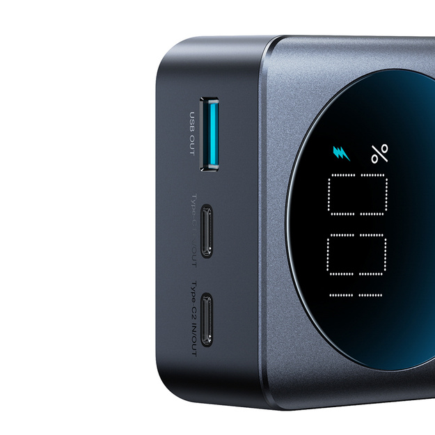 Внешний аккумулятор Joyroom JR-PBF05 Pro 30000 мА&middot;ч 65 Вт с цифровым дисплеем, 2&times; USB-C и 1&times; USB-A &mdash; чёрный