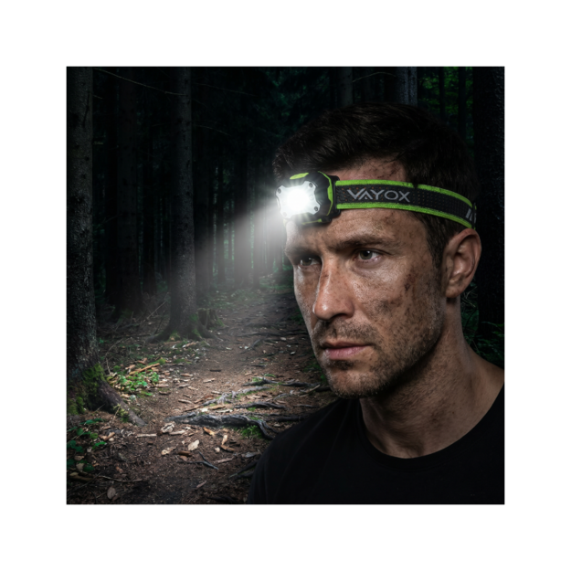 Vayox rechargeable headlamp 650lm 200mAh IPX4 VA0452