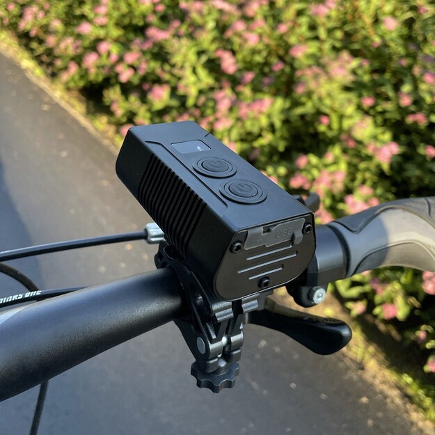 Bicycle light 750 lm 2x XML + COB + powerbank Vayox