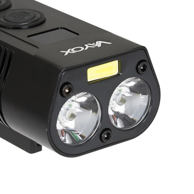 Bicycle light 750 lm 2x XML + COB + powerbank Vayox